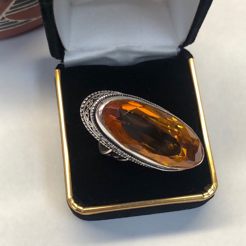 Honey Citrine Ring View 3